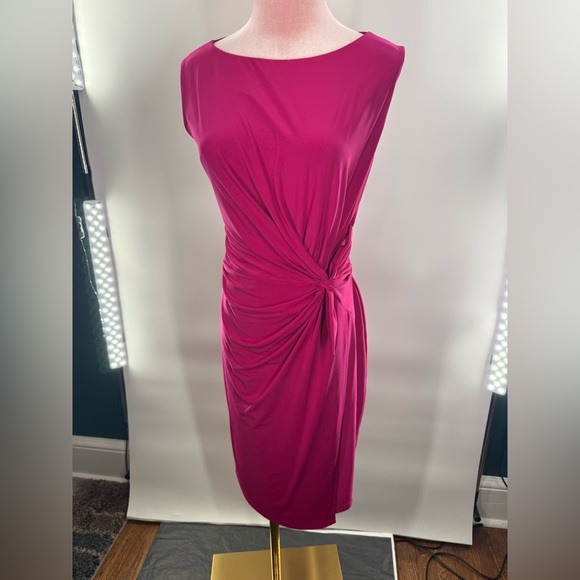 EUC Lauren Ralph Lauren Twist Front Dress - Picture 4 of 9